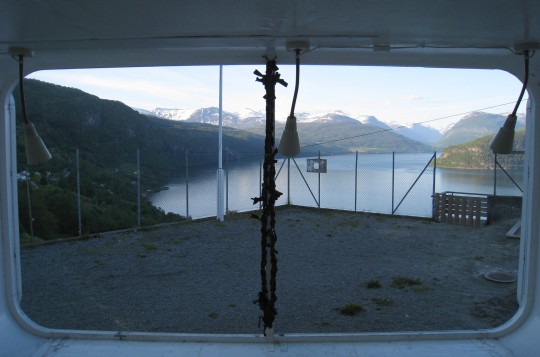 Utsikt fra Nordsida skole, Stryn kommune